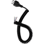 LE PROLUNGHE - Prolunga elettrica 3 prese 0.75 metri 3 spine 10A nero. 4113/N