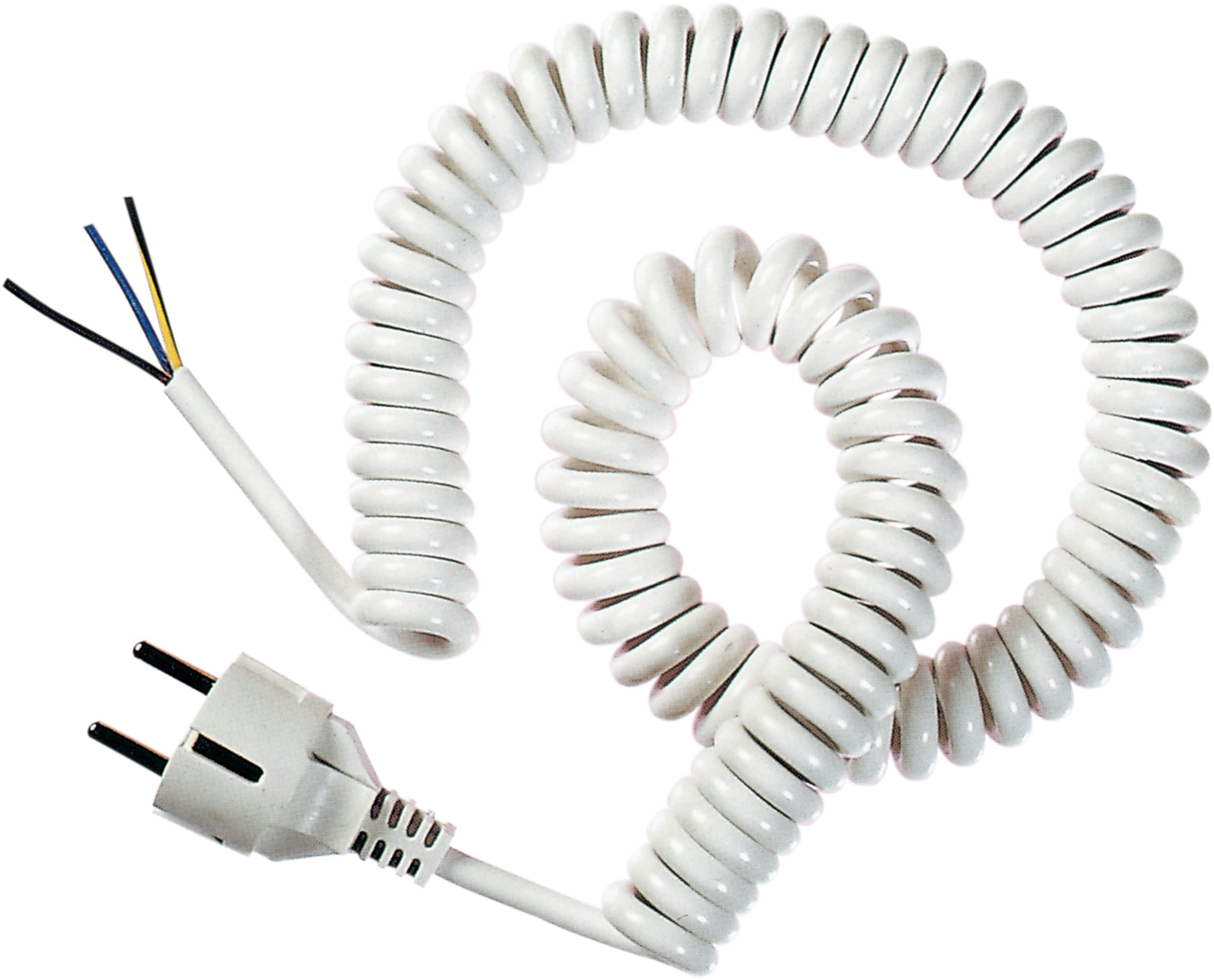 LE PROLUNGHE - Prolunga elettrica 3 prese 1.50 metri 5 spine schuko bianco. 4119