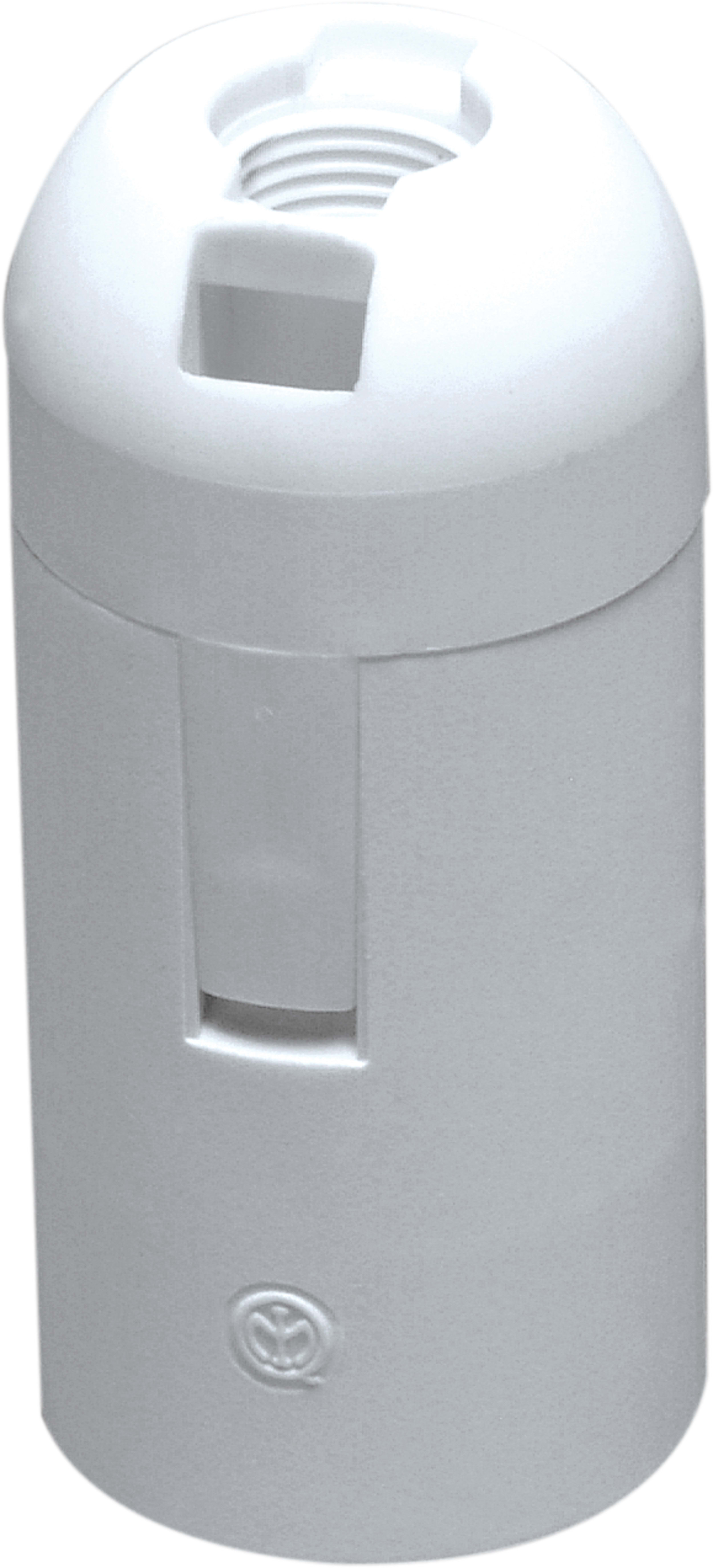 LE PROLUNGHE - Portalamp con attacco E14 e cappuccio liscio in colore bianco. 500