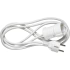 LE PROLUNGHE - Prolunga elettrica 3 prese 1.50 metri con spina e presa Schuko bianco.
