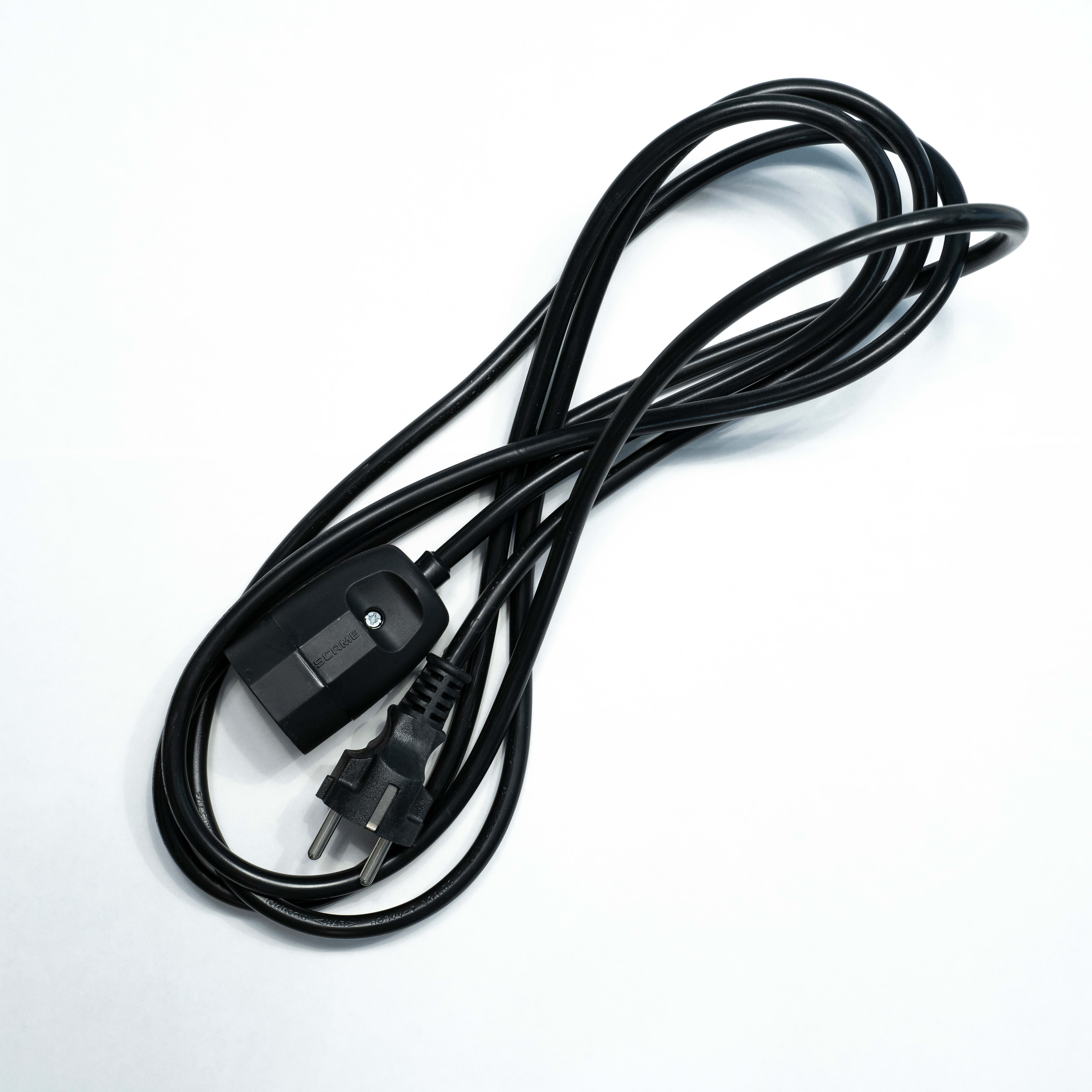 LE PROLUNGHE - Prolunga elettrica 3 prese 1.50 metri 10A/16A con interruttore 16A nero. 5030/10-N