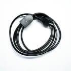 LE PROLUNGHE - Prolunga elettrica 3 prese 10/16A + spina 16A nera.