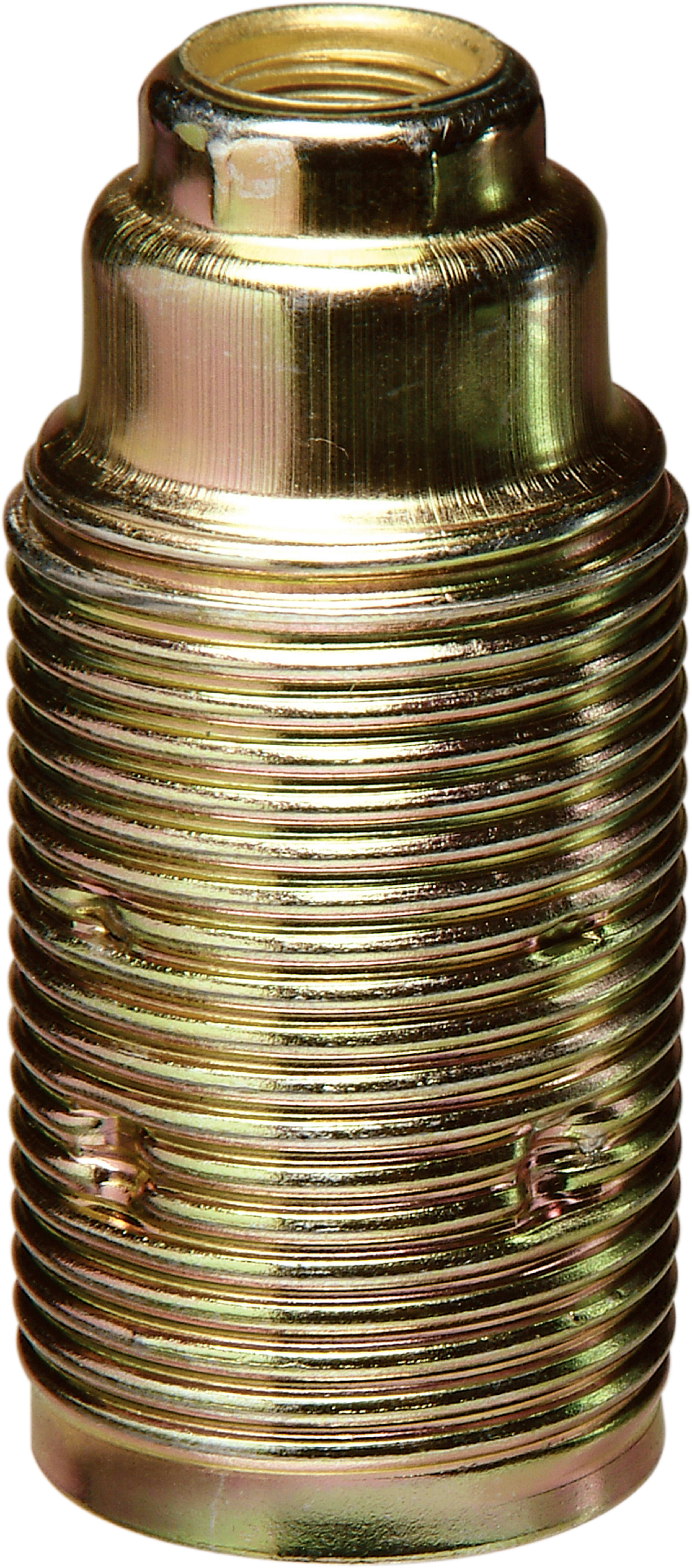 LE PROLUNGHE - Portalamp E14 filettato zincato giallo. 506