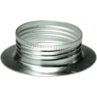 LE PROLUNGHE - Ghiera E14 zincata bianca. 508