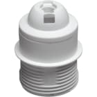 LE PROLUNGHE - Portalamp E27 con cappuccio semifilettato in colore nero. 511