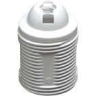 LE PROLUNGHE - Portalamp con attacco E27 e cappuccio filettato in colore nero. 512