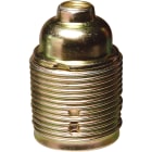 LE PROLUNGHE - Portalamp. E27 filettato zincato giallo.