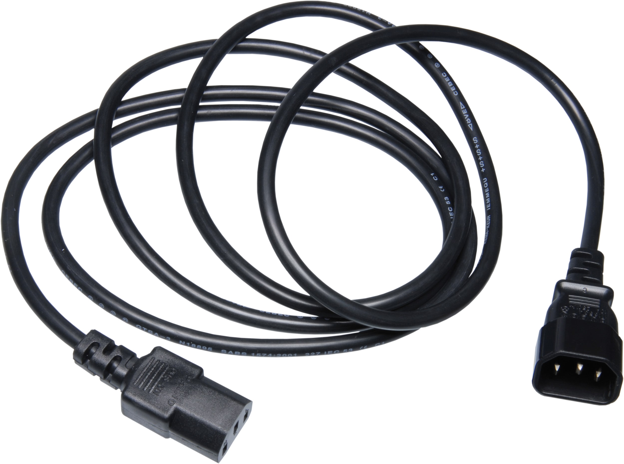 LE PROLUNGHE - Cavo di alimentazione elettrica da 1.50 metri con spina e presa.