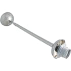 LE PROLUNGHE - Montatura E27 per sospensione telescopica cromata.