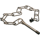 LE PROLUNGHE - Sospensione ad anello con tige e cappuccio fume.