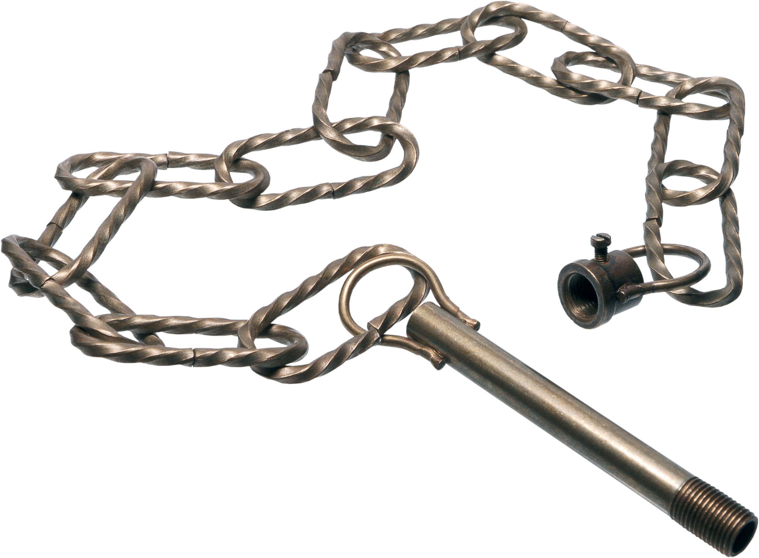 LE PROLUNGHE - Sospensione ad anello con tige e cappuccio fume. 5386