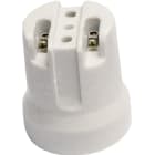 LE PROLUNGHE - Portalampada E27 in porcellana.