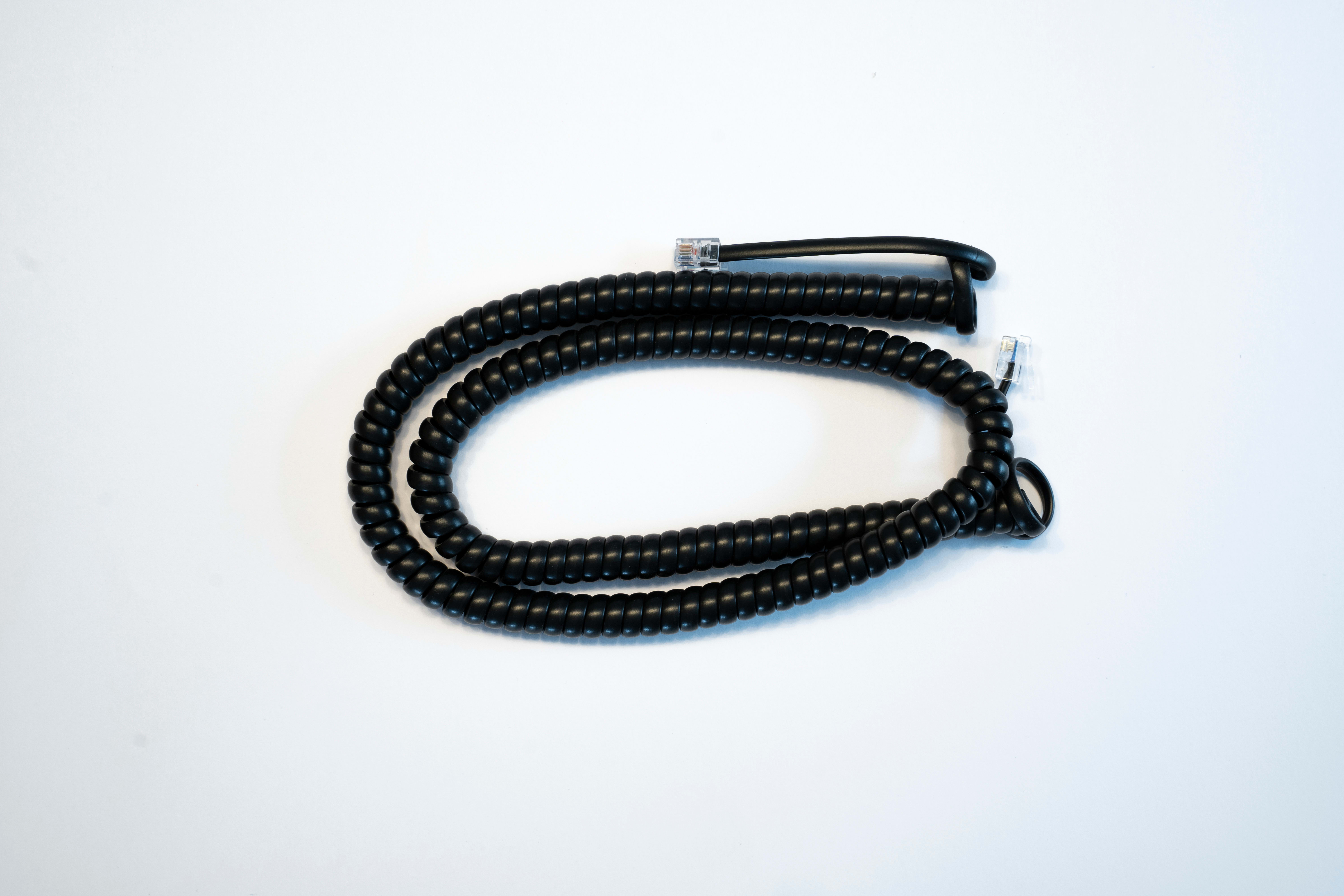 LE PROLUNGHE - Prolunga estensione telefonica con plug 4/4 mt.5 nero. 5635/5-N