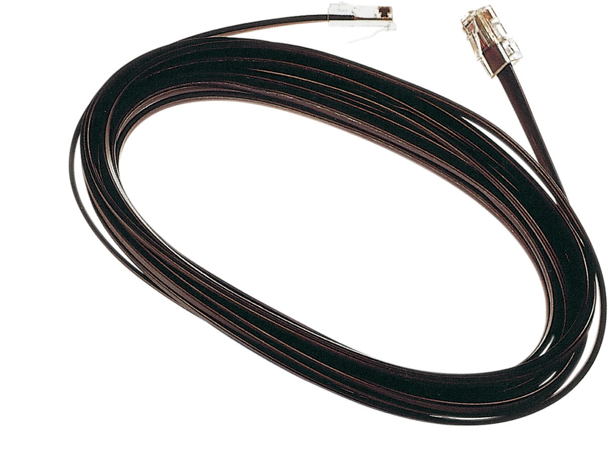 LE PROLUNGHE - Cavo telefonico a 4 fili con connettore 6/4, lunghezza 10 metri incluso plug.