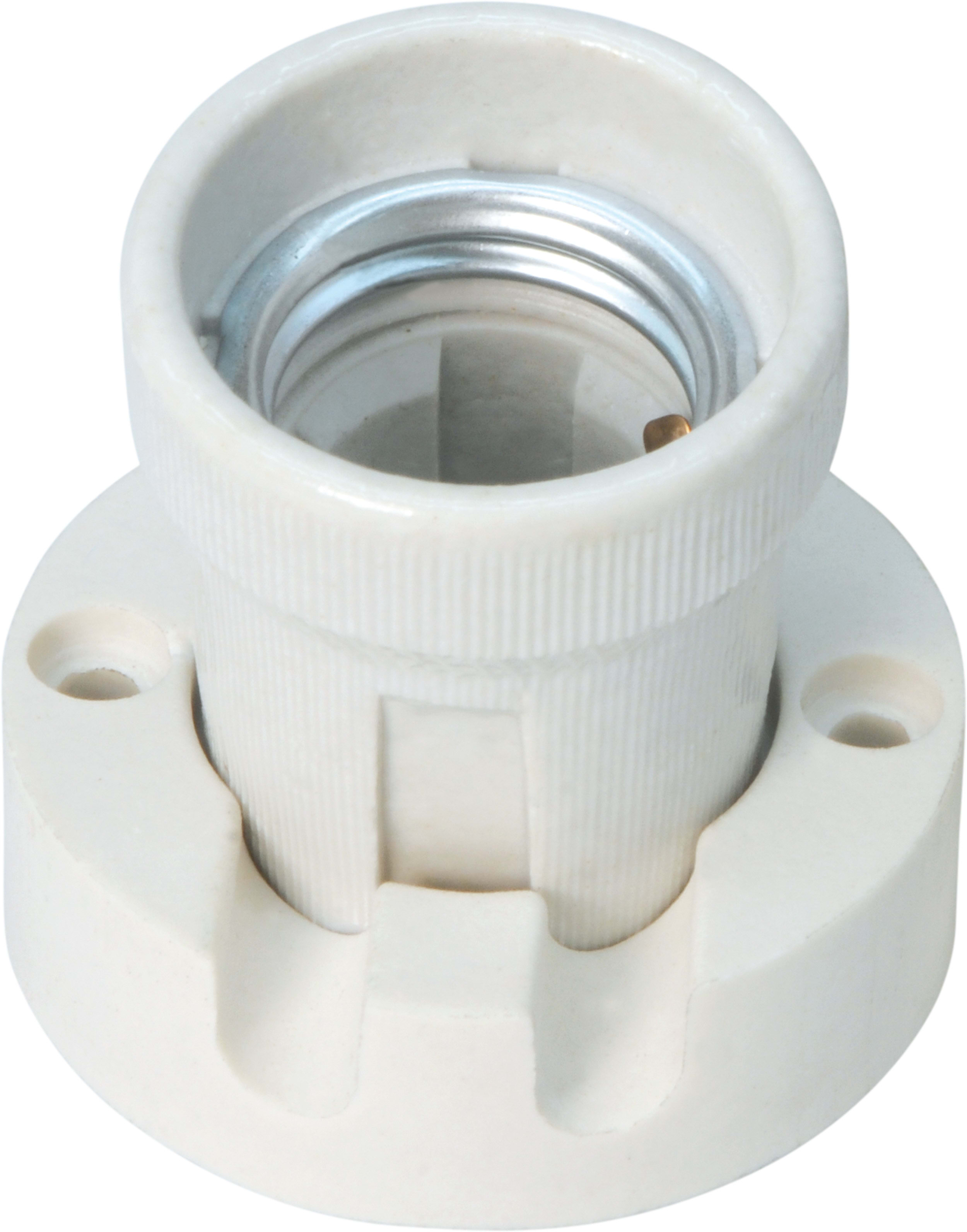 LE PROLUNGHE - Portalampade E27 con base in porcellana.