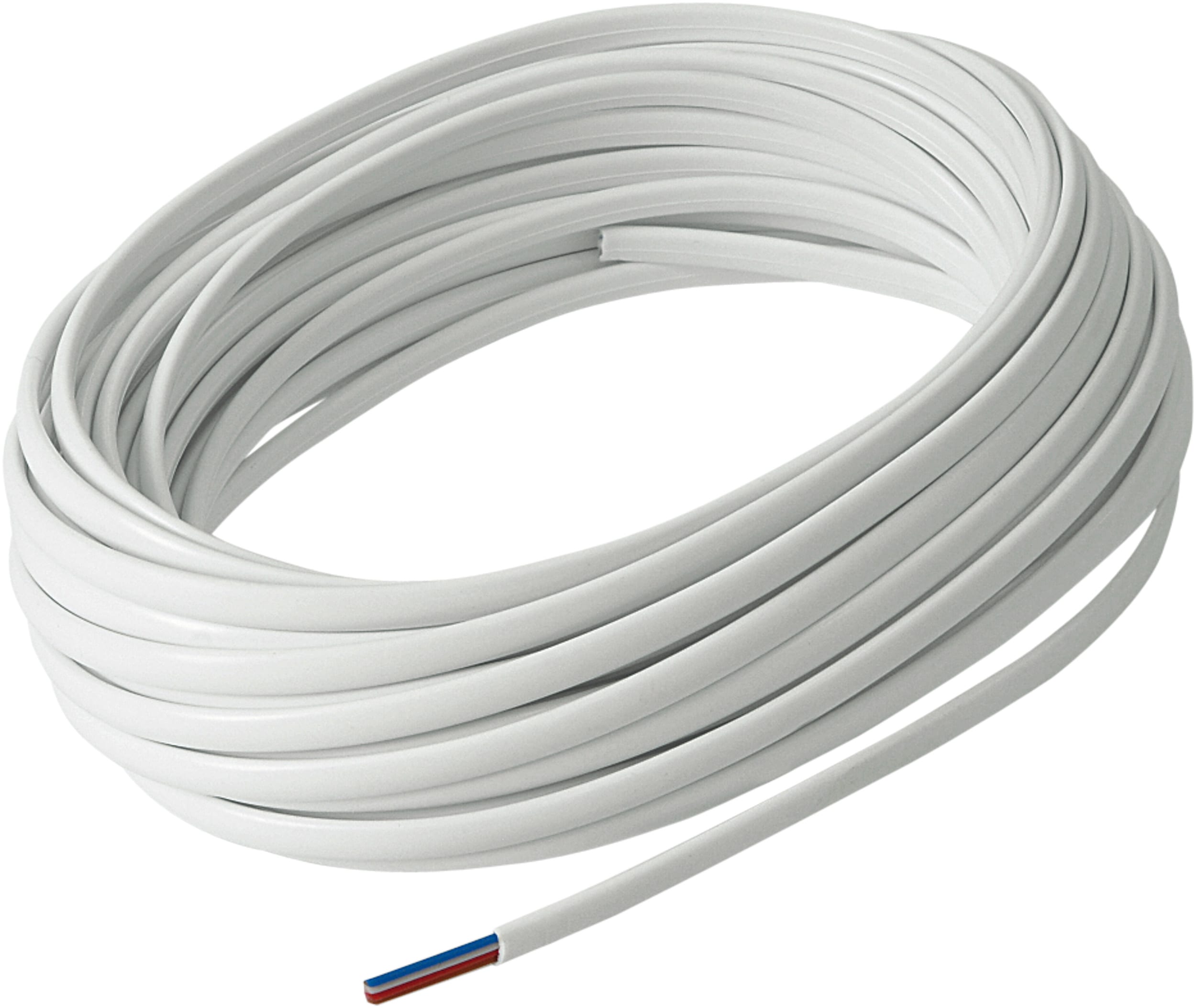 LE PROLUNGHE - Cavo telefonico a 4 fili da 25 metri in colore marrone. 5694/25