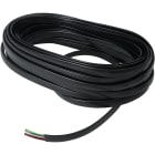 LE PROLUNGHE - Cavo telefonico a 8 fili da 25 metri, colore nero.