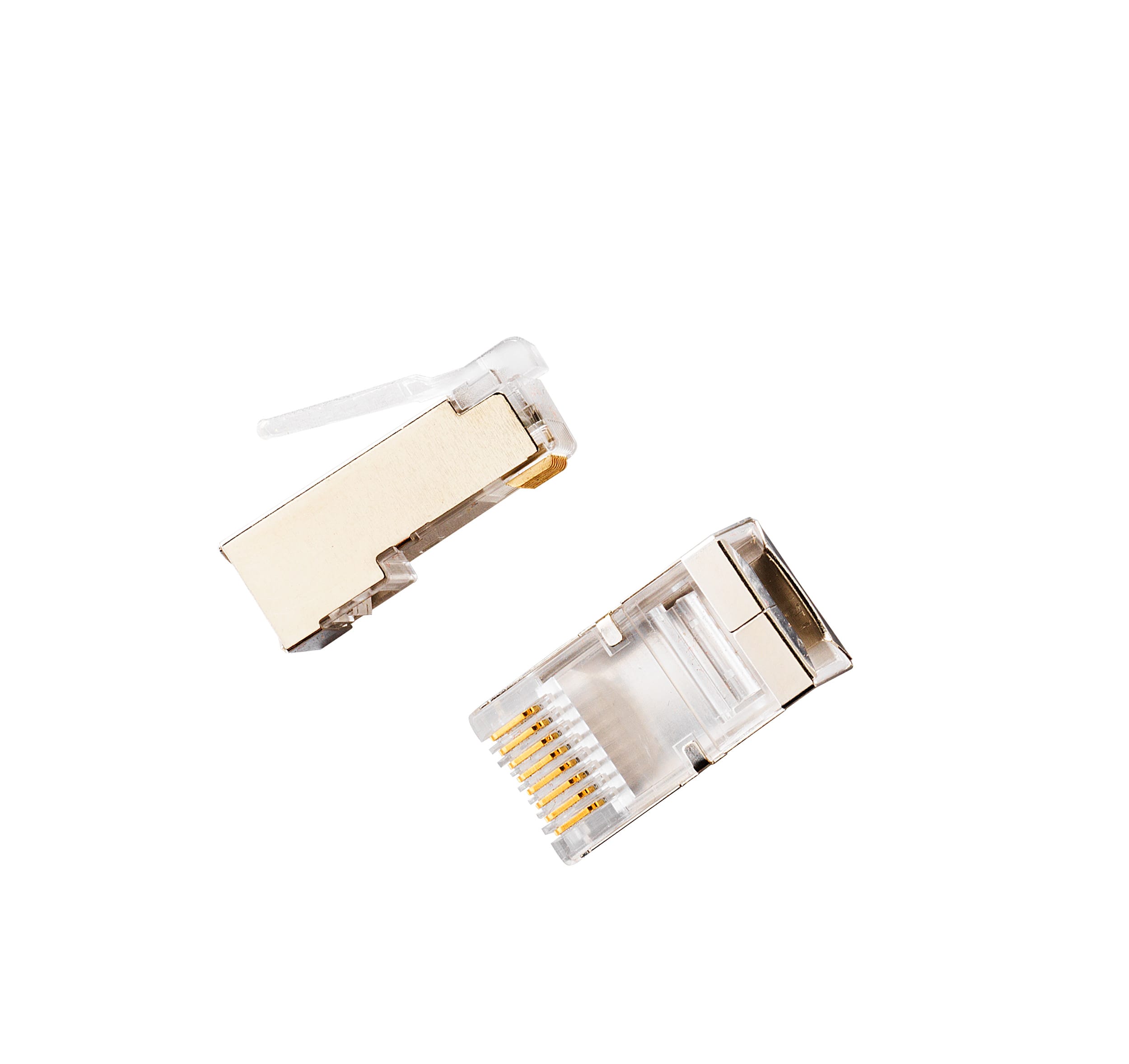LE PROLUNGHE - Spina modulare RJ45 8 schermata con pettinini integrati per cablaggi precisi e ordinati.