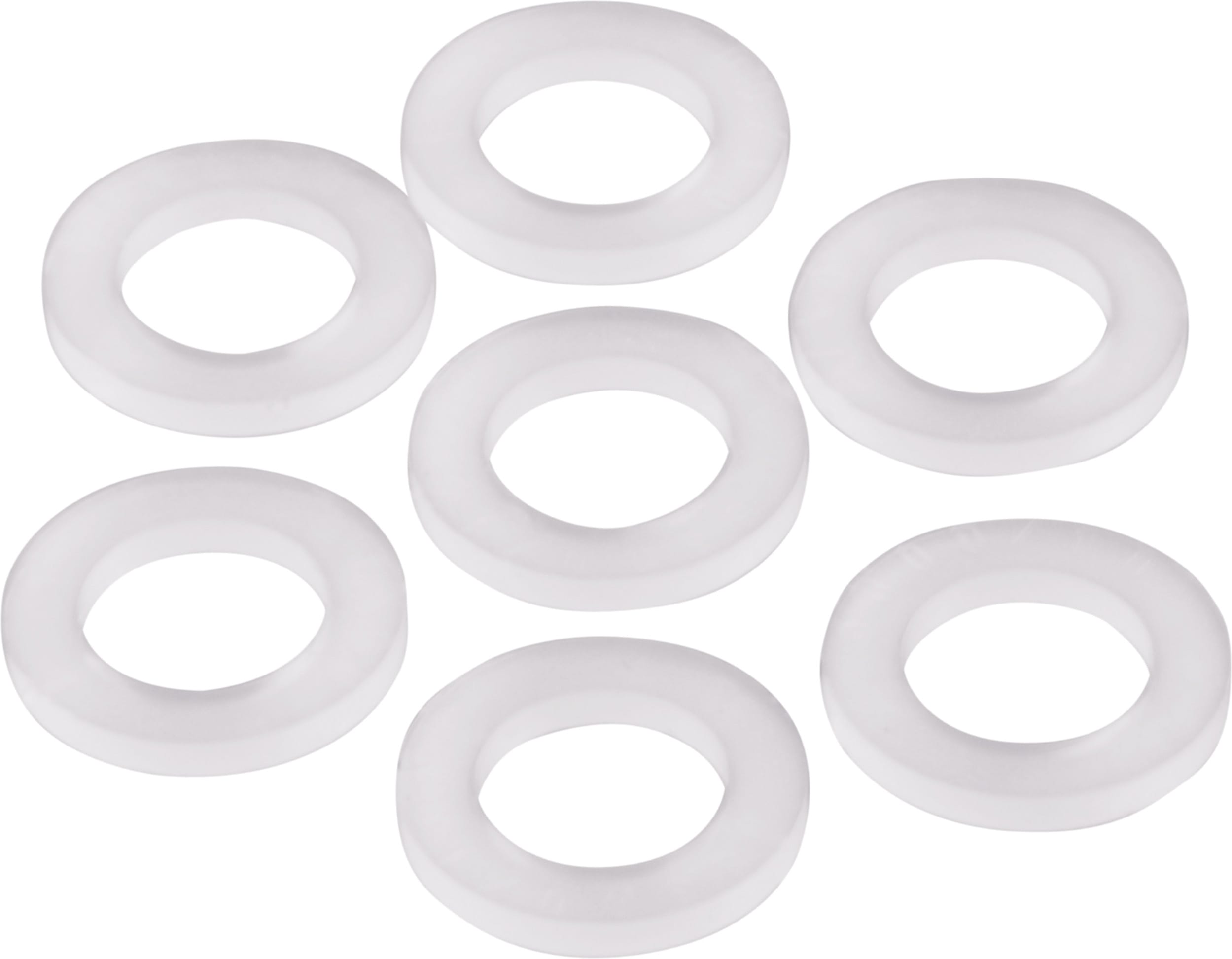 LE PROLUNGHE - Rondelle in plastica per tige.