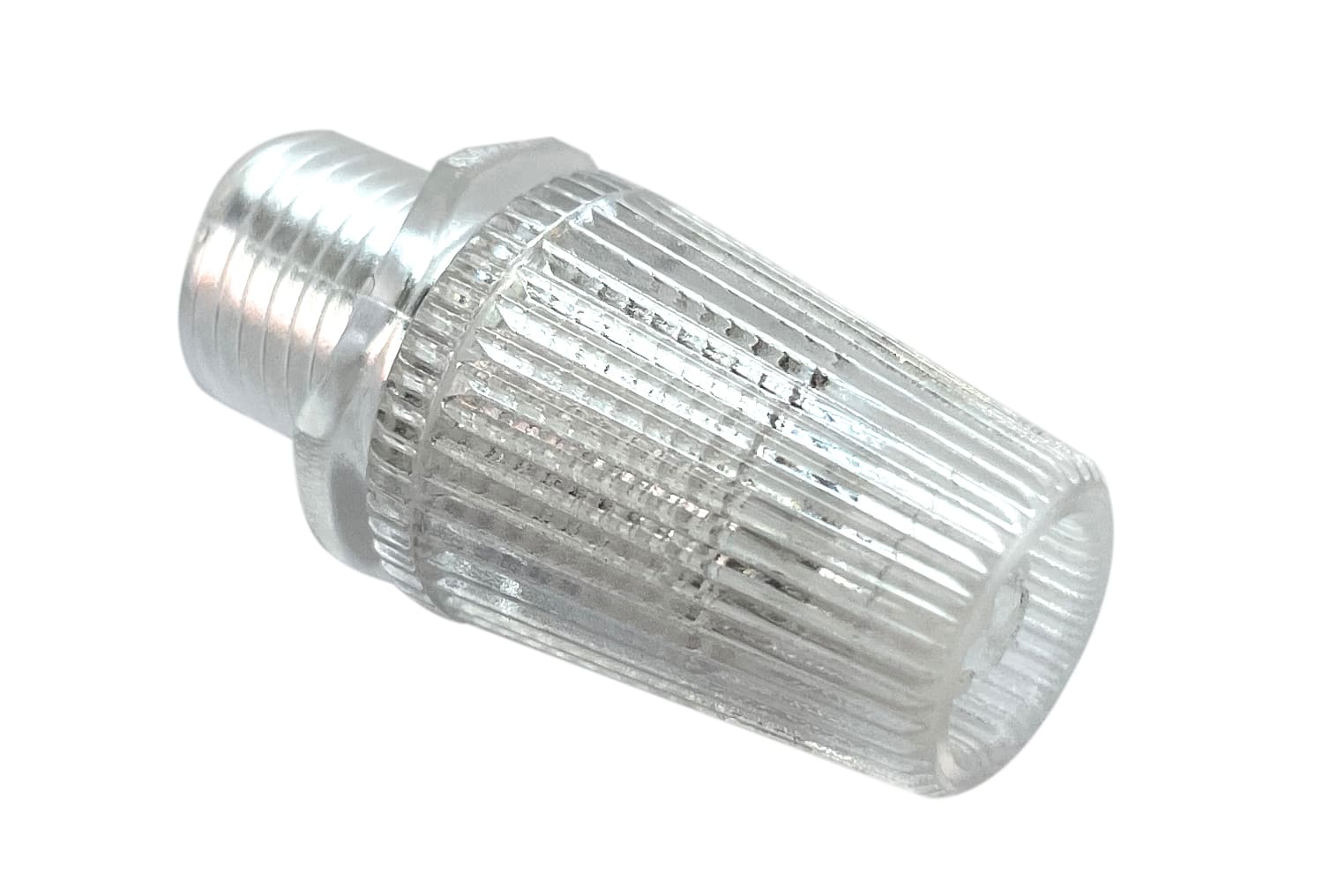 LE PROLUNGHE - Serracavo filettato per portalampade trasparente.