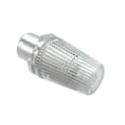 LE PROLUNGHE - Serracavo filettato per portalampade trasparente.