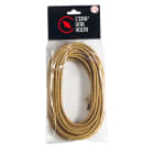 C'ERA UNA VOLTA - Cavo elettrico rivestito in tessuto dorato da 10 metri.