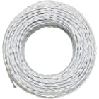 C'ERA UNA VOLTA - Treccia in Seta 2x0.50 Bianco MT. 100.