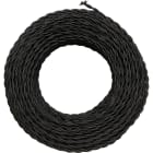 C'ERA UNA VOLTA - Treccia in Seta 2x0.75 Nero MT. 100.