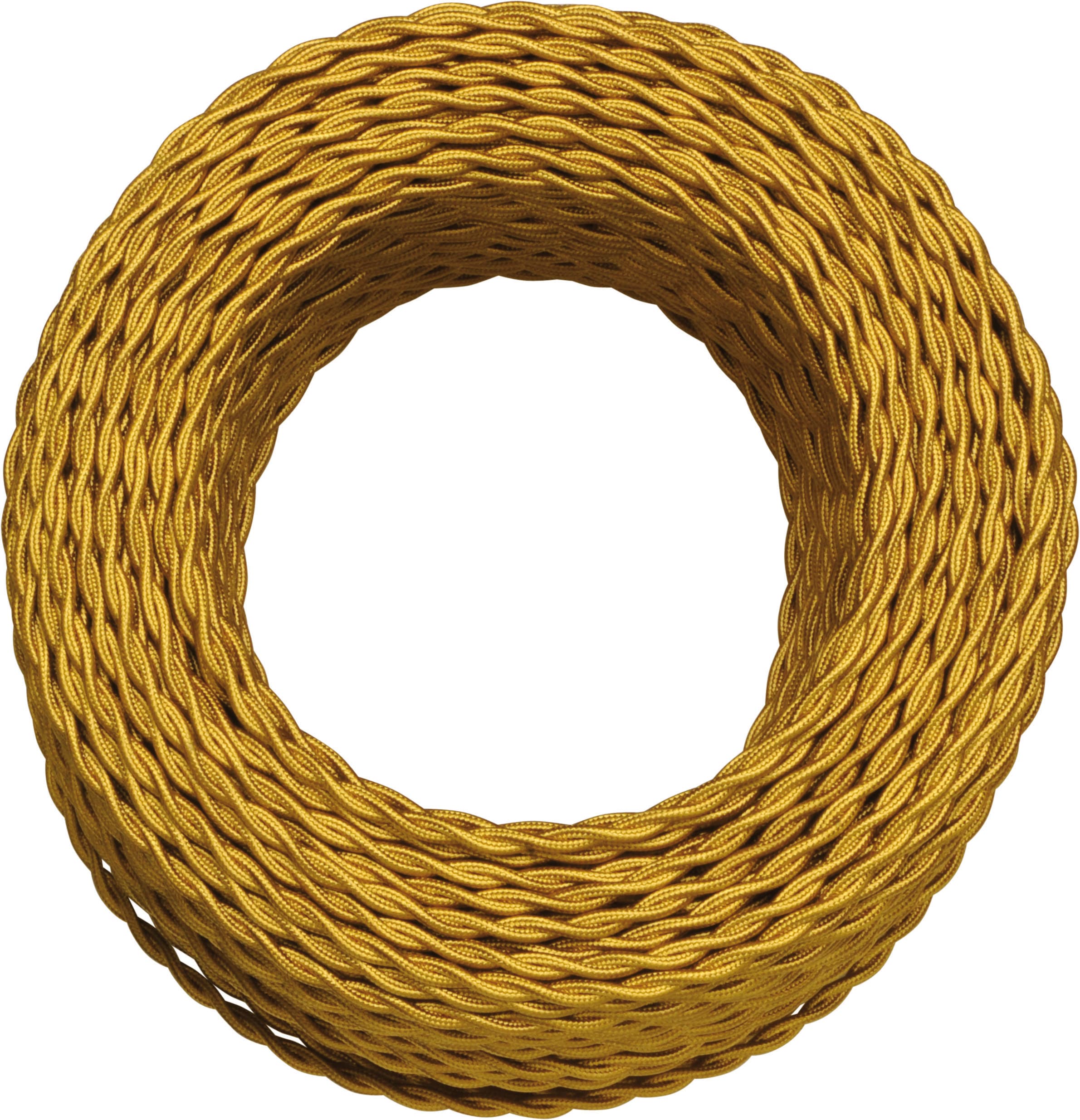 C'ERA UNA VOLTA - Treccia seta 2x0.75 oro mt. 100.