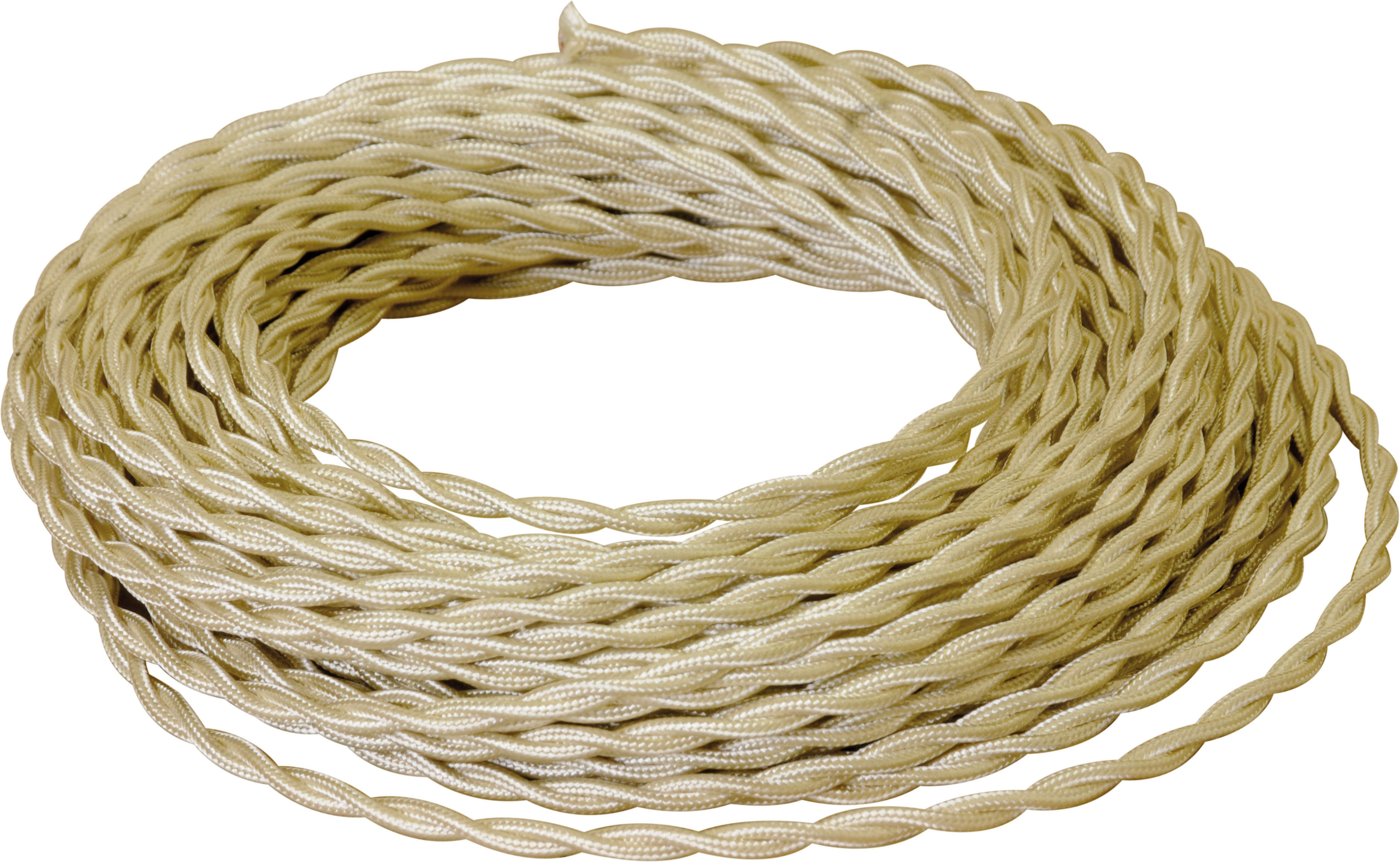 C'ERA UNA VOLTA - Treccia di seta avorio 3G0.50, lunga 25 metri.