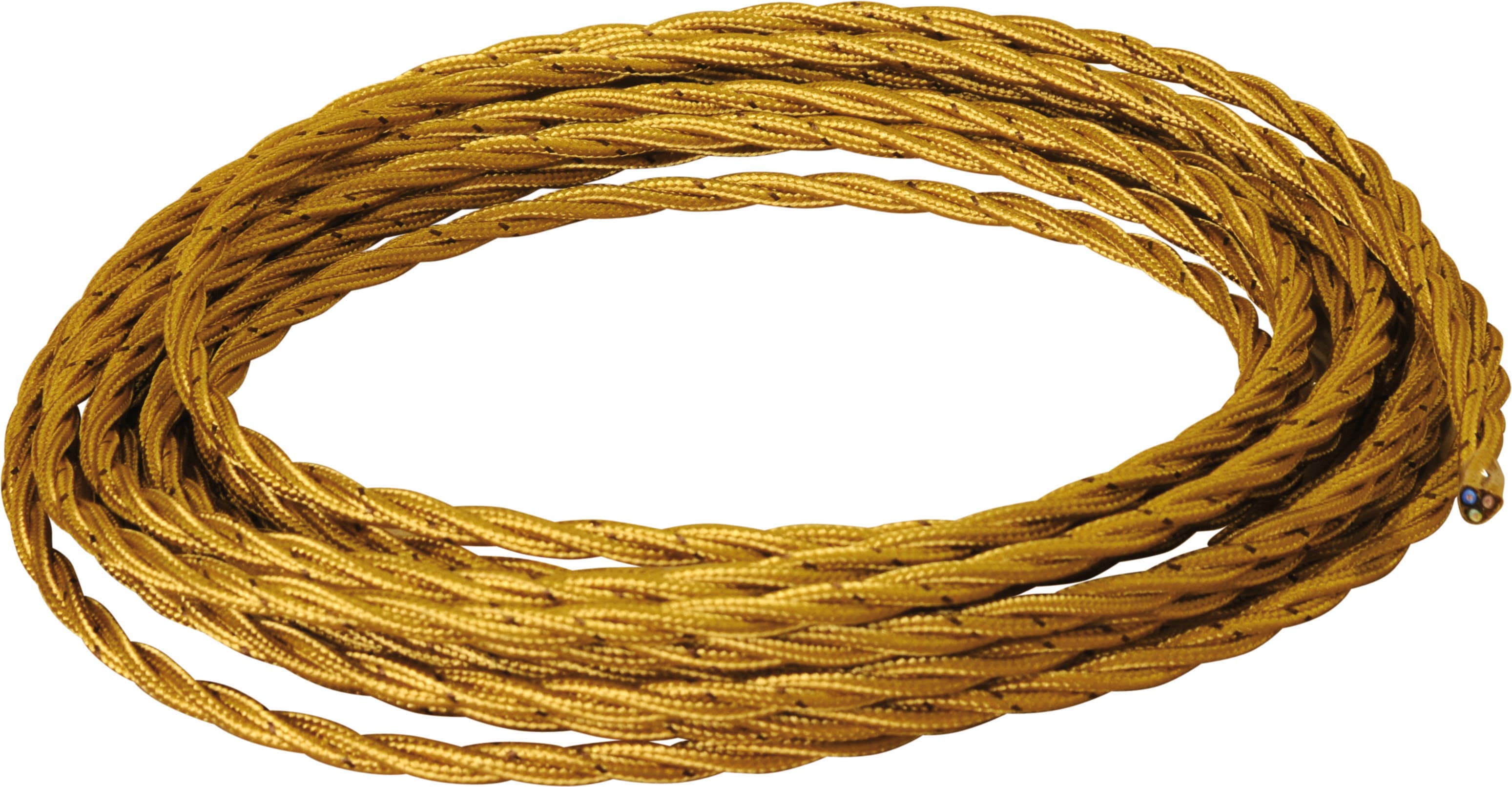 C'ERA UNA VOLTA - Treccia di seta oro 3G0.50, lunga 25 metri.