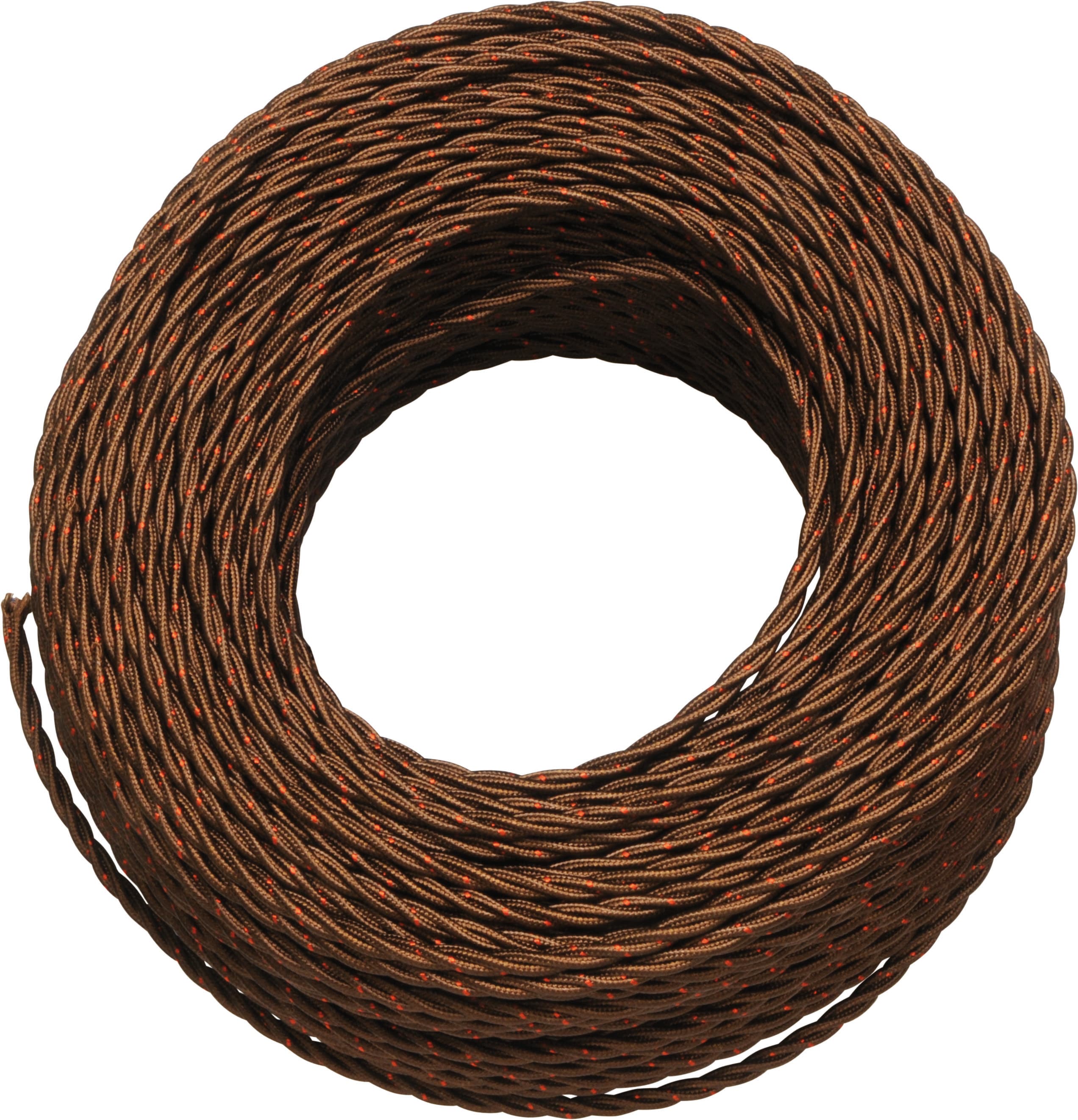 C'ERA UNA VOLTA - Treccia in Seta 3G0.50 Marrone, Lunghezza 100 Metri. 5927/MR