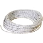 C'ERA UNA VOLTA - Treccia di seta 3G0.75 bianco, lunghezza 25 metri.