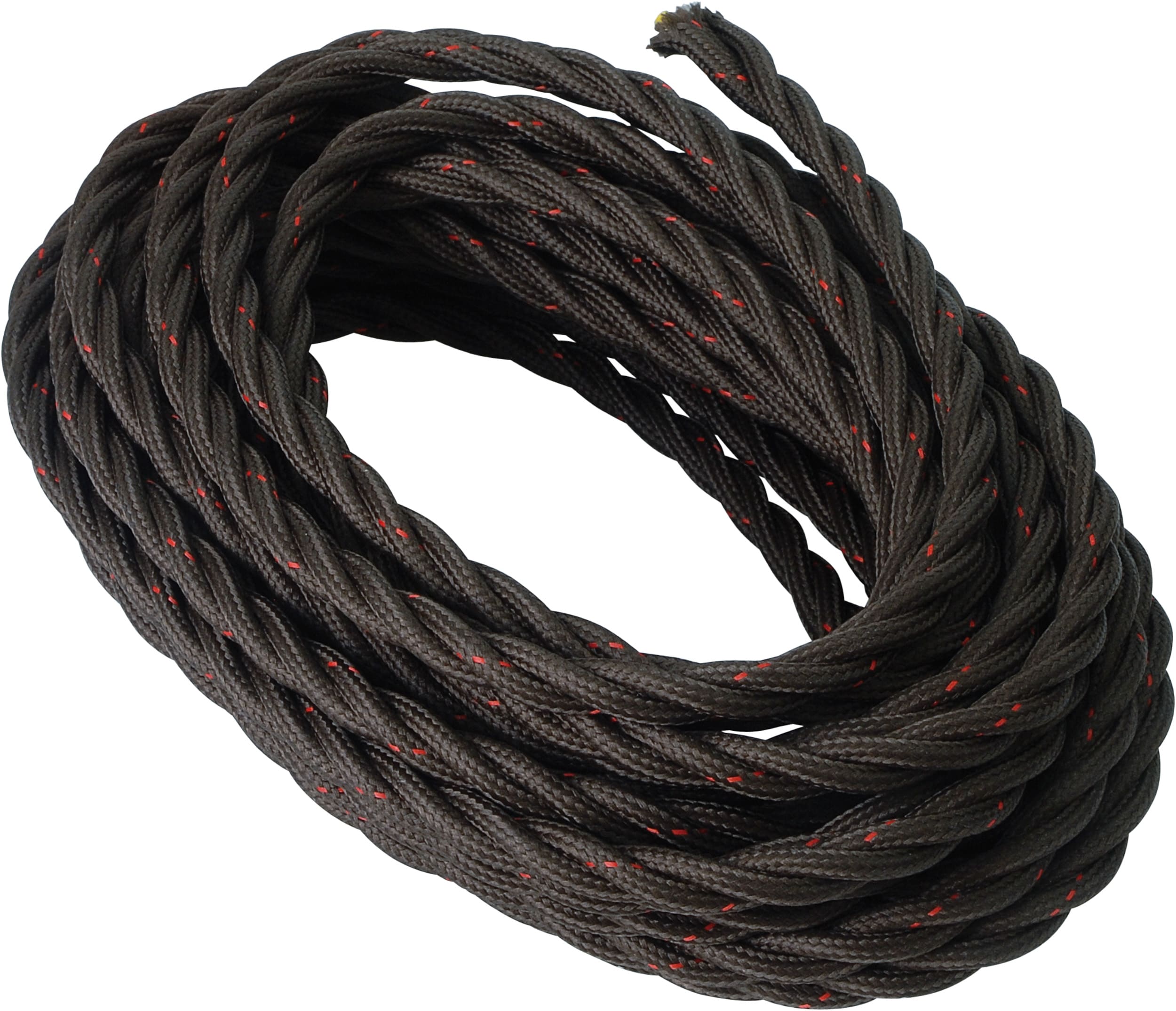 C'ERA UNA VOLTA - Treccia cotone 3g1 mt. 25 marrone.