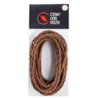 C'ERA UNA VOLTA - Treccia cotone 3g2.50 mt. 10 marrone.