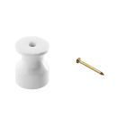 C'ERA UNA VOLTA - Isolatore con chiodo ottonato per un'installazione sicura e affidabile. 5973/C