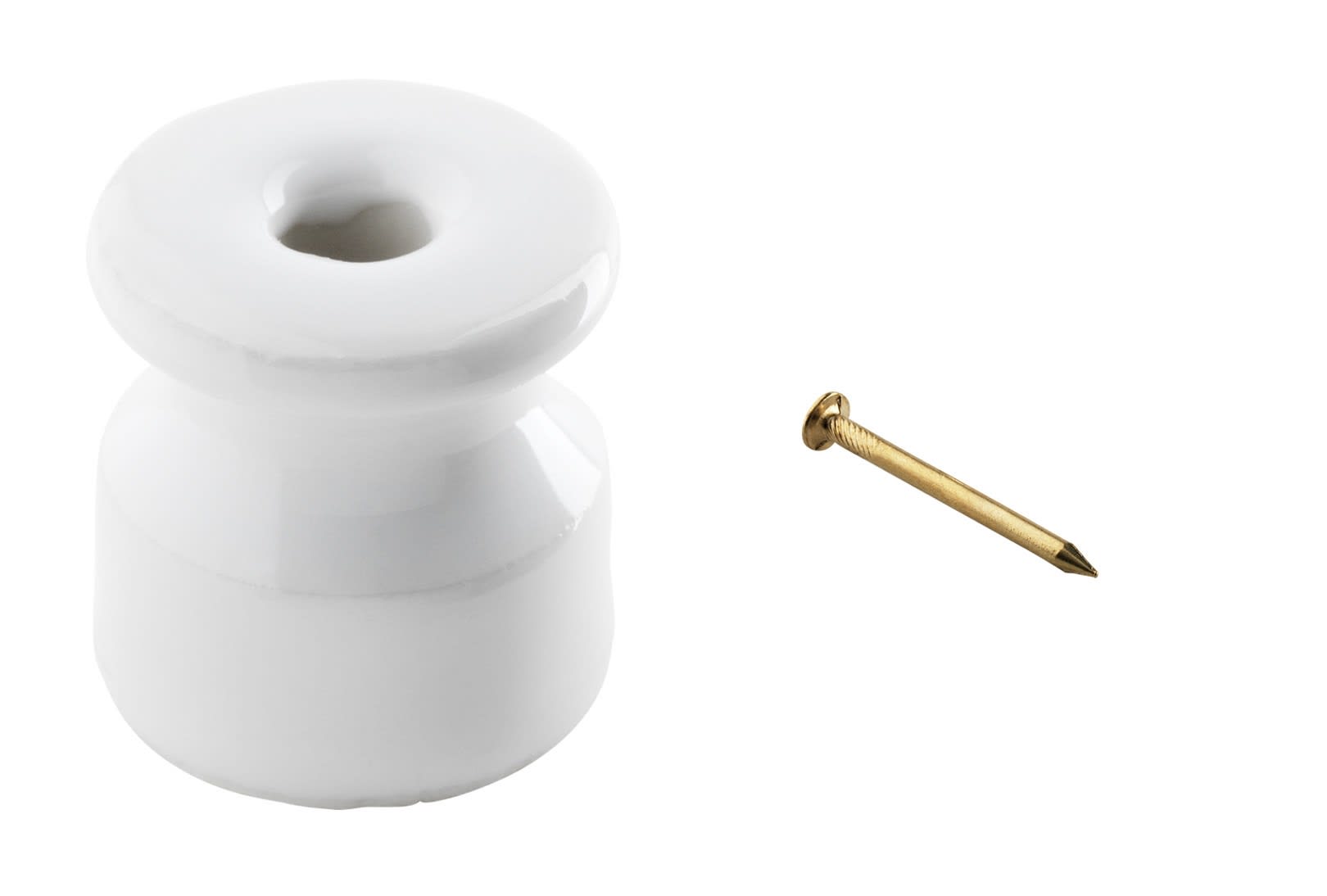 C'ERA UNA VOLTA - Isolatore maxi con chiodo ottonato per massima efficienza e durata. 5973/MAX-C