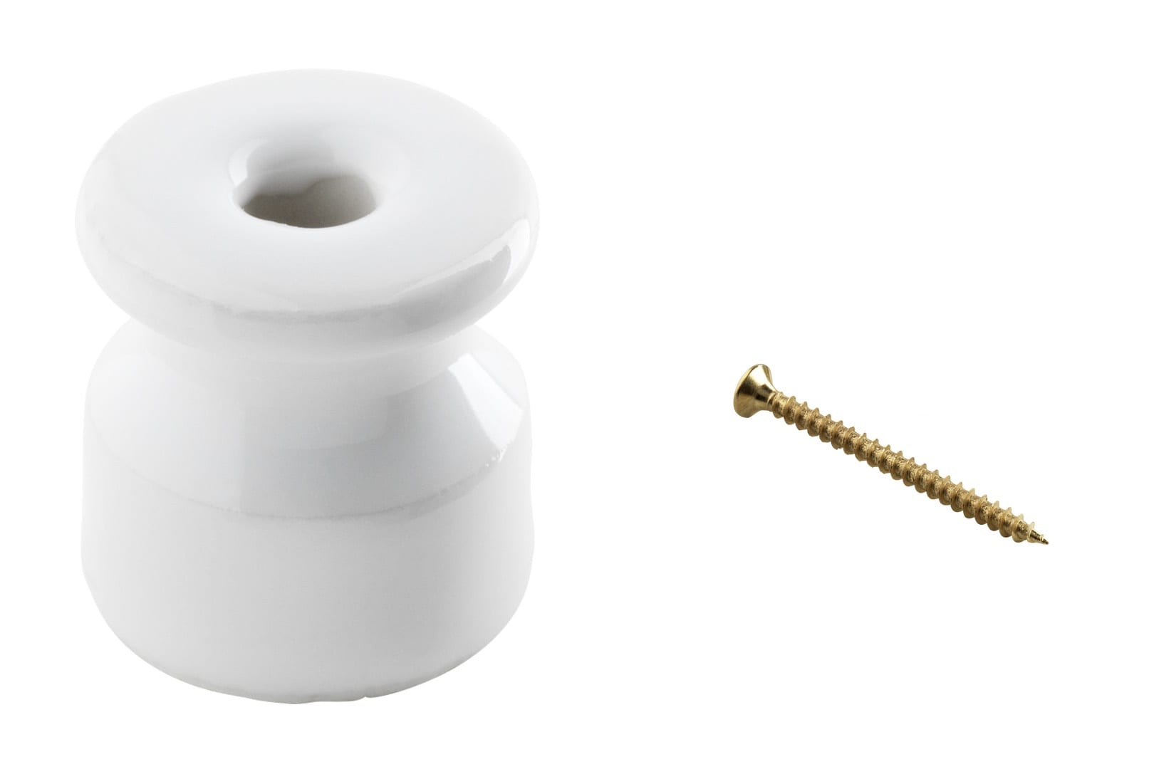 C'ERA UNA VOLTA - Isolatore massimo con vite ottonata.