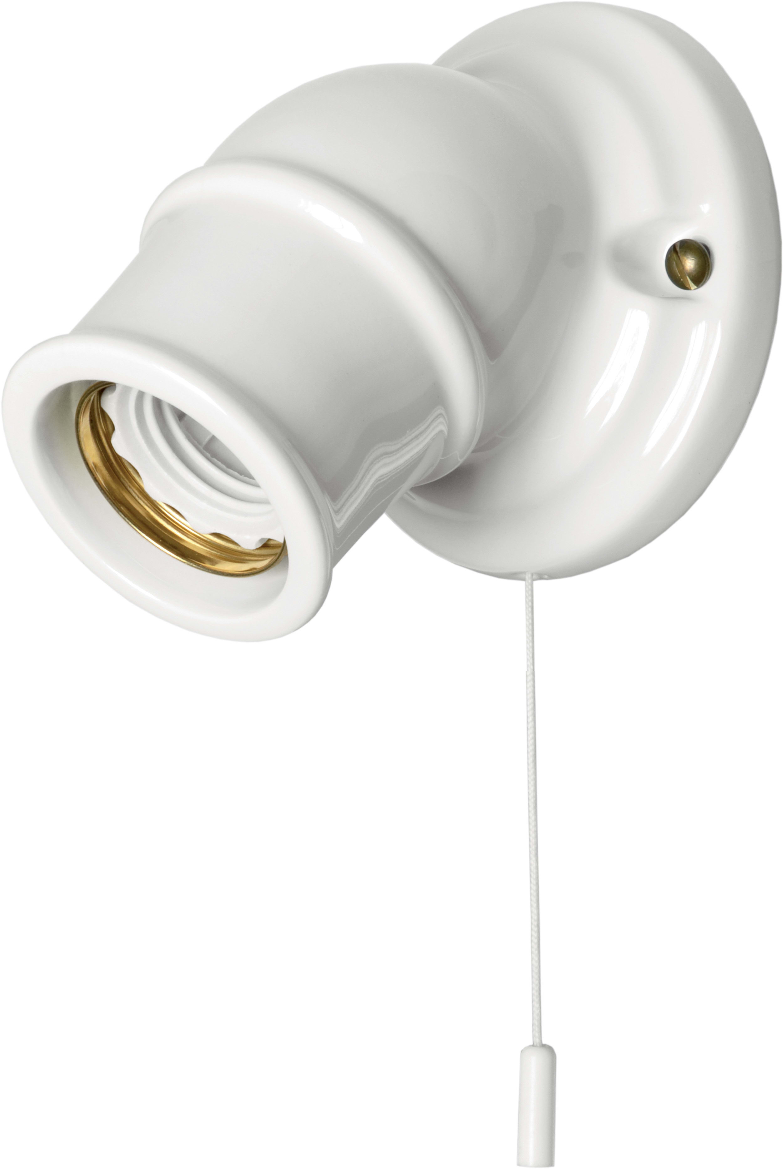 C'ERA UNA VOLTA - Spot da parete con attacco E27 e interruttore a catenella.