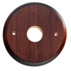 C'ERA UNA VOLTA - Rosetta in legno di noce diametro 120 mm.