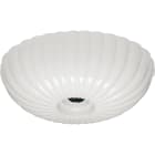 C'ERA UNA VOLTA - Plafoniera ovale E27 colore nero 37x24 cm, altezza 12 cm.
