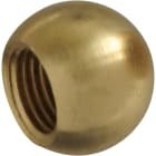 LE PROLUNGHE - Sfera ottonata diametro 18mm con filetto M10x1.