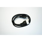 LE PROLUNGHE - Prolunga Lineare 2x0.75 Spina/Presa 10A Metri 3 Nero