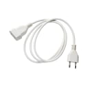 LE PROLUNGHE - Prolunghe Lineari 2x0.75 Spina Presa 10A Metri 3 Bianco.