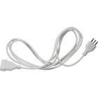 LE PROLUNGHE - Prolunghe Lineari 3G0.75 Spina/Presa 10A Mt.5 Bianco. 6013/5