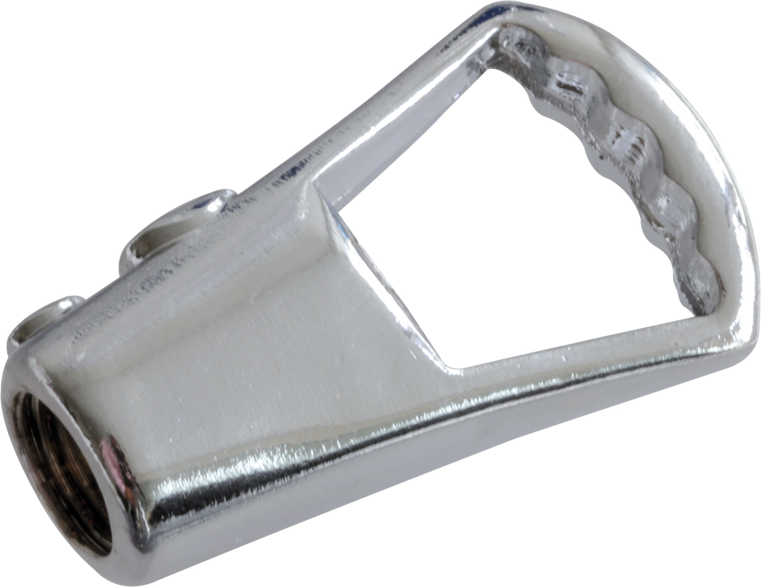 LE PROLUNGHE - Gancio cromato per cavi in acciaio da 25/40mm con filettatura M10x1.