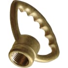 LE PROLUNGHE - Gancio in ottone ad anello 33/42mm (M 10x1)