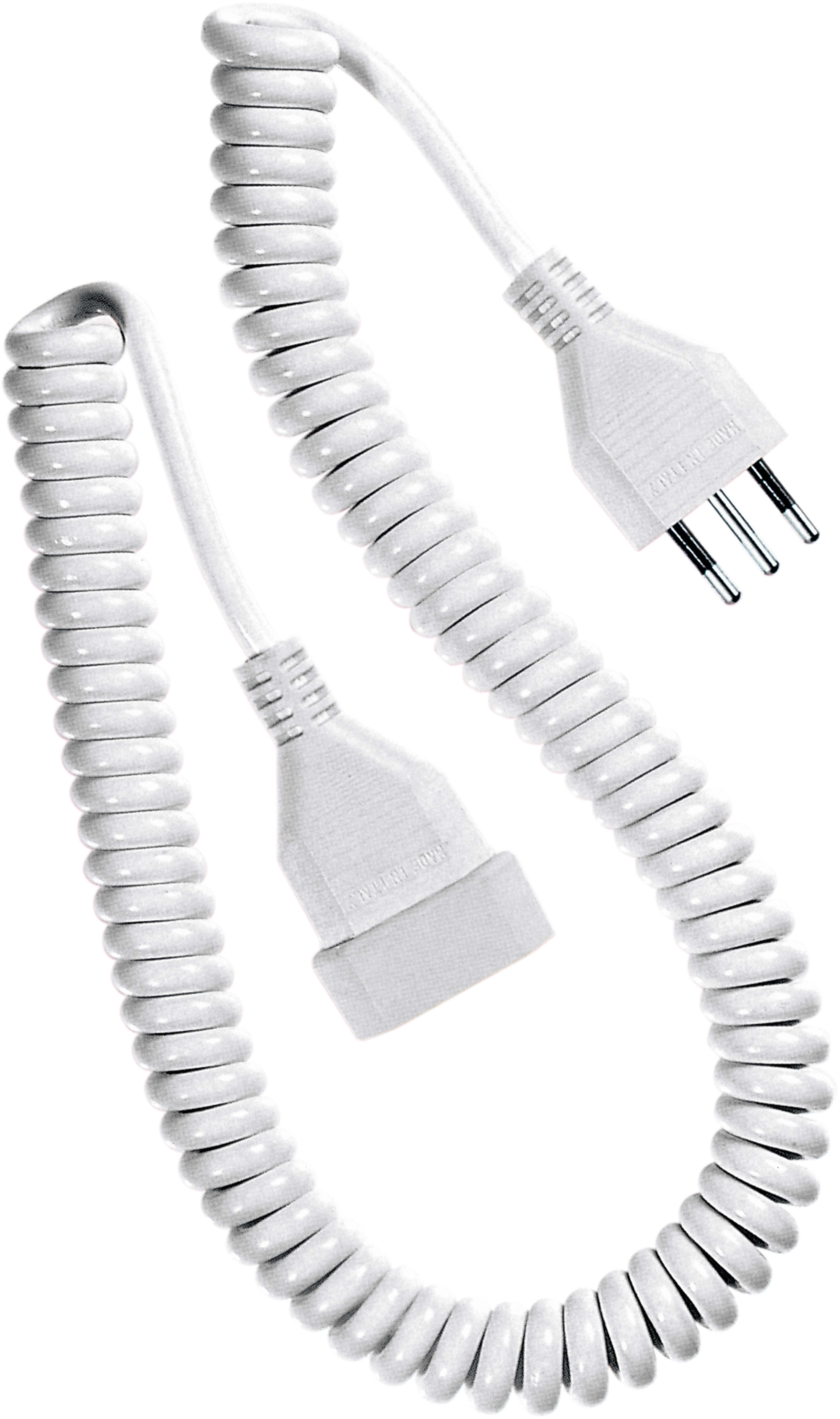 LE PROLUNGHE - Prolunga estensibile 3G1 spina presa 10A metro 5 bianco.