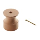 C'ERA UNA VOLTA - Isolatore cotto maxi con vite ottonata. 7150/MAX