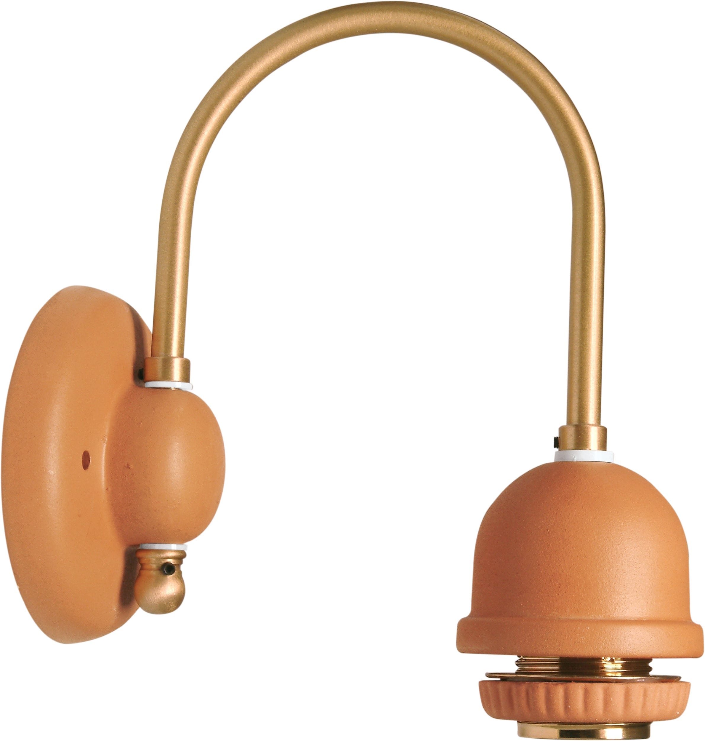 C'ERA UNA VOLTA - Applique E27 cotto da parete.